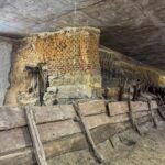 Las obras en la línea 11 del metro desvelan los restos arqueológicos del Real Canal del Manzanares