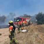 Hallado un hombre muerto en el incendio de un barranco de Manises (Valencia)